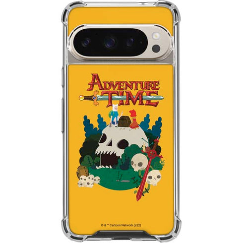 Adult Swim Adventure Time Cave Of Skulls Pixel 9/9 Pro Clear Case